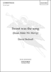 Sweet Was the Song SA choral sheet music cover